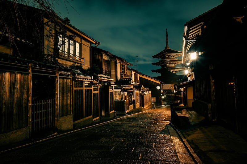 Alleyways in Kyoto